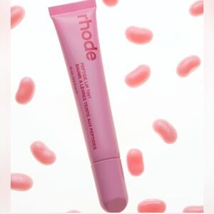 RHODE Jelly Bean lip tint and shimmer